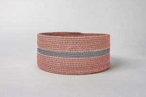 Handmade Braided Paper Roll <b>Baskets</b> Wholesale for Home Decor Storage Living Room Organizer India - Product Image 2