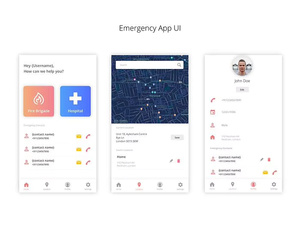 Application d'alerte d'urgence SOS pour Android et iOS, système de sécurité mobile avec alerte de panique et fonctions de suivi de sécurité à domicile - Product Image 2