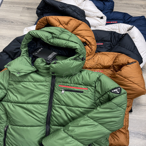 Winter Casual Outerwear Polyester Material Zipper Front Windproof Thick <b>Down</b> <b>Filled</b> Hooded Puffer <b>Jacket</b> for <b>Men</b> Stock Apparels - Product Image 4