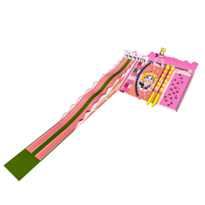 Tobogán <span class=keywords><strong>de</strong></span> Castillo <span class=keywords><strong>de</strong></span> <span class=keywords><strong>Princesas</strong></span> Rosa Personalizado, Combinación <span class=keywords><strong>de</strong></span> Juegos Infantiles para Interiores/Exteriores, Sin Motor, con Temática <span class=keywords><strong>de</strong></span> <span class=keywords><strong>Princesas</strong></span> - Product Image 5