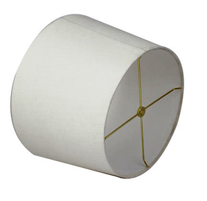 Abat-jour cylindrique en tissu rose Shine Enterprises, design contemporain, installation facile, accessoire de lampe avec raccords Harp - Product Image 4