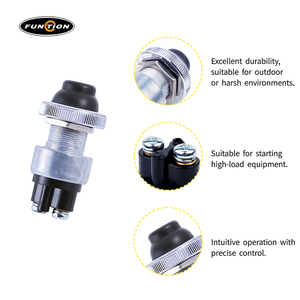 Interrupteur à bouton poussoir ON/OFF de haute qualité, conçu pour minimiser les interférences sonores - Product Image 3