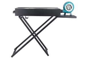 Parrilla de carbón cuadrada plegable extra grande de alta resistencia, de primera calidad, para camping, con quemador de carbón para shisha iraní, color negro, precio al por mayor para compra a granel - Product Image 5
