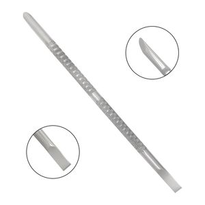 Herramienta Profesional de Manicura de Doble Bucle para Empujar Cutículas y Remover Piel Muerta de Acero Inoxidable - Product Image 3