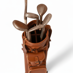 Sac de golf TUBE - Tube pour putter avec 2 poches, design souple, capacité 20-36L, léger, classique, 100% cuir de vache - Product Image 6