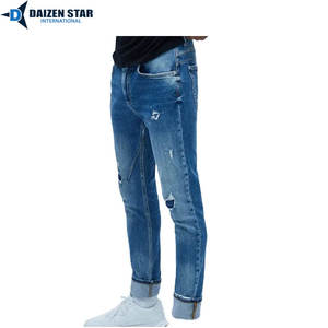 Pantalones Vaqueros de Mezclilla Premium para Hombre, Corte Ajustado, Duraderos, 100% Algodón, Alta Calidad, Ecológicos, Resistentes al Viento, Ropa de Calle para Invierno - Product Image 5