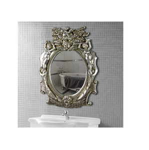 Espejo de pared de último diseño brasileño para el hogar Espejo de pared de diseño en relieve grabado decorativo con logotipo impreso - Product Image 1