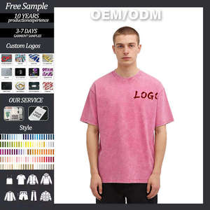 T-shirt Homme Oversize Personnalisable en Lin Délavé Effet Acide, Séchage Rapide, Style Vintage, Idéal pour le Sport et les Loisirs en Extérieur - Product Image 6