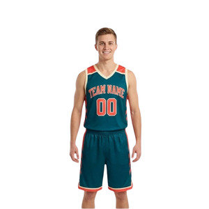 Conjunto de Uniforme de Baloncesto Personalizado por Sublimación para Hombre, Diseña Tu Propio Equipo, Ropa Deportiva Transpirable de Secado Rápido, Ropa de Entrenamiento - Product Image 1