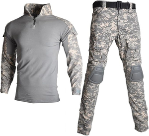 Custom Made Solid Color Tactical Uniform Wholesale Durable <b>Camouflage</b> Breathable Cotton <b>Camouflage</b> Uniform - Product Image 5