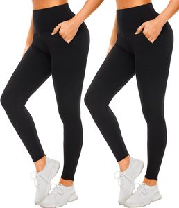 Women High Waist Black <b>Leggings</b> Slim Fit Knitted Cotton Winter Casual Solid Color Breathable Thermal Quick Dry Vintage Crop - Product Image 1