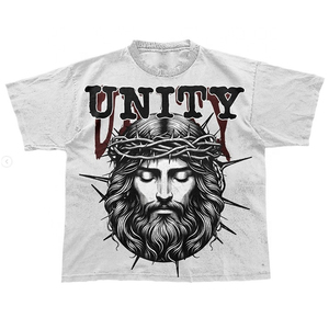 เสื้อยืดครอปสตรีทแวร์ฤดูร้อนขายส่ง ทรงไหล่ตก พิมพ์ลายดิจิทัล ผ้าฝ้าย 100% รับผลิตแบบ OEM คอกลม ผ้าฝ้าย 100% - Product Image 3