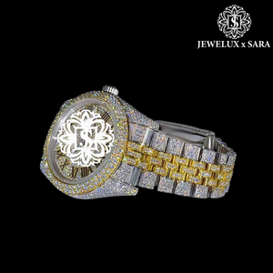 Premium Quality Stainless Steel <b>Automatic</b> Iced Luxury Watch VVS Moissanite Diamond 41mm Antique Available for Competitive Price - Product Image 1