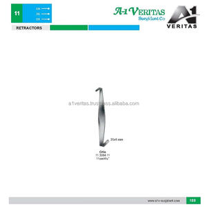 Rétracteur Crile A-1 VERITAS de Qualité Supérieure, Double Extrémité, Petit Modèle 11cm (20x6mm), Instrument |   Kit d'instruments médicaux - Product Image 5