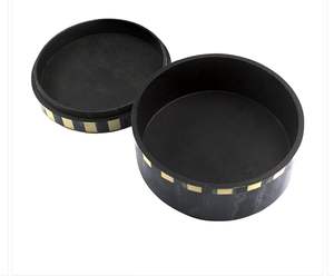 Luxury resin trinket jewellery <b>box</b> handcrafted storage organizer decorative <b>keepsake</b> case for rings earrings stylish home use - Product Image 3