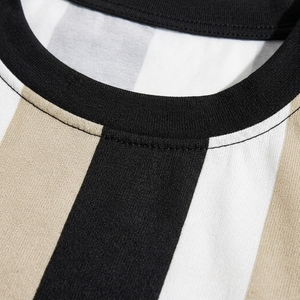 เสื้อสเวตเตอร์ถักทรงสลิมสไตล์เรโทร เสื้อยืดลำลองใส่สบายระบายอากาศได้ดี เป็นมิตรกับสิ่งแวดล้อม สำหรับผู้ชาย ลายริบแถบ  น้ำหนัก 220 กรัม - Product Image 2