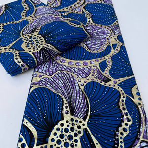 Tissu en coton imprimé africain Ankara de haute qualité du Sénégal pour la confection de vêtements Hollandais - Product Image 1