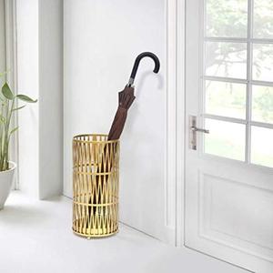 Porte-parapluie en aluminium plaqué or pour une utilisation commerciale et résidentielle à long terme - Product Image 3
