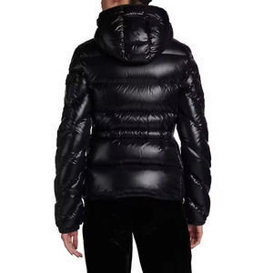 Chaquetas acolchadas con capucha de alta calidad y chaqueta de plumón extragrande para hombre con logotipo personalizado. - Product Image 4