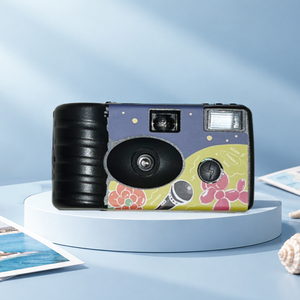 Appareil photo argentique 35 mm jetable personnalisé en gros avec flash intégré et film couleur ISO 400 - Product Image 1