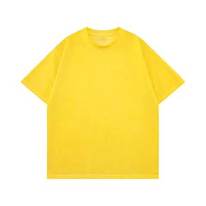 T-shirt Homme Oversize Col Rond Manches Courtes Épaules Tombantes Personnalisé Confortable Entraînement Décontracté Écologique 100% Coton Délavé à l'Acide 220g - Product Image 3