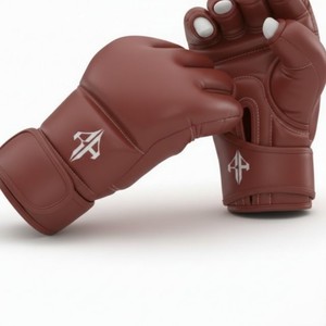 Gants de boxe pour hommes en cuir PU de qualité supérieure, pour adultes, avec fermeture lacée, personnalisables par RIVIAN ATLANTIC - Product Image 6