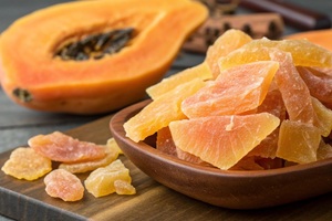 Cubos de Papaya Seca Dulces y Masticables, Color Brillante, Estándar de Exportación, Proveedor a Granel - Product Image 4