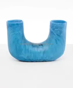 Vases à fleurs en résine de taille personnalisée les plus populaires en gros Décoration de salon jaune Prix bon marché avec tailles personnalisées disponibles - Product Image 3