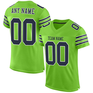 Maillot de football américain personnalisé pour hommes, jeunes et adultes – Uniforme sportif respirant en polyester, tenue d'équipe personnalisée, grande taille, manches courtes - Product Image 4