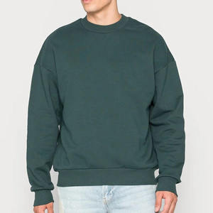 Sweat-shirt pour homme de haute qualité à épaules tombantes, col rond vintage personnalisé, effet délavé à l'acide - Product Image 1