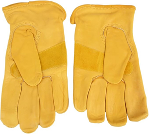 Gants de travail de sécurité en cuir pleine fleur de vachette de qualité supérieure, très résistants, personnalisables, pour conducteurs - Vente chaude - Product Image 3