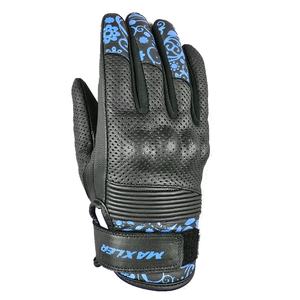 Guantes DE MOTO DE MATERIAL PERSONALIZADO para hombre con logotipo personalizado/diseño guante de moto de carreras con rango bajo para hombre - Product Image 2