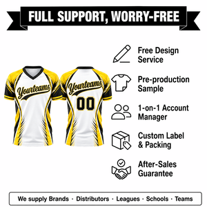 Maillot personnalisé à col en V pour équipes, manches courtes, impression par sublimation, évacuation de l'humidité, 100 % polyester, adulte unisexe - Product Image 5
