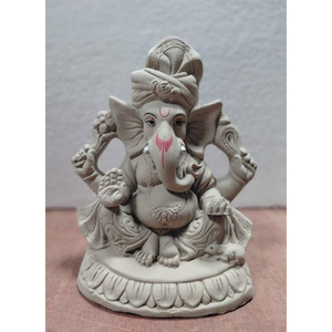 Figura decorativa de Ganesha de arcilla ecológica. Decoración sostenible en oferta, directamente del fabricante Clay Ganesh. - Product Image 2