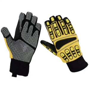 Guantes de Mecánico de Cuero Sintético Amara de Primera Calidad con Protección Contra Impactos, Forro Nomex, Certificación CE, Elásticos y Seguros - Product Image 6