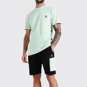 New Blank Sweat Suit Track Men <b>Plain</b> <b>Tracksuit</b> Custom Sweatsuit With Logo Outfits Summer 2-Piece Sport Suit Short Set for Men - Product Image 1