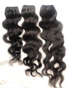 Meilleure qualité cheveux indiens non transformés Remy cheveux humains bruts de l'Inde style de vague naturelle haut exportateur et fabricant - Product Image 4