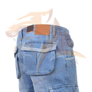 Nuevos Shorts de Mezclilla para Hombre, Diseño Recto, Lavado Claro, Tela Transpirable, Moda Urbana, Estilo Casual - Product Image 5