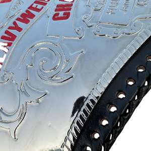 Este es un cinturón de campeonato mundial de lucha libre de la WWF de Hulk Hogan de 1984. - Product Image 3