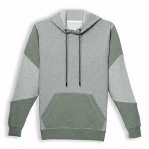 <b>Top</b> Quality Streetwear Men's Color Block Hooded Sweatshirt <b>Raglan</b> Sleeve Pocket Casual Knitted Regular Fit Autumn Wear - Product Image 6