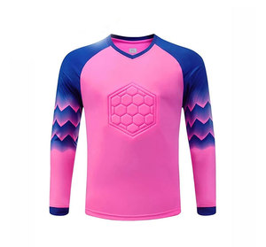 Adults Unisex Football Goalkeeper Uniform <b>Soccer</b> Jersey Sleeveless Breathable Moisture-Wicking UV Protection 100% Polyester - Product Image 2