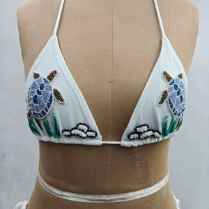 Traje de Baño Bikini de Diseñador de Marca Famosa de Lujo 2025, Conjunto de Dos Piezas, Sexy, Triangular, para Mujer - Product Image 1