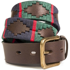 Ceinture de polo classique pour homme, faite à la main, en cuir véritable, brodée, personnalisable, vente en gros, ODM/OEM - Product Image 6