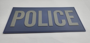 Patch en PVC à coudre/à repasser avec fermeture auto-agrippante - Product Image 3