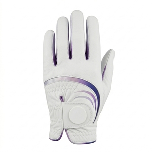 Premium Custom Cabretta Leather Golf <b>Glove</b> Left Hand Genuine Leather Custom Logo OEM ODM Low MOQ Manufacturer Supplier - Product Image 1