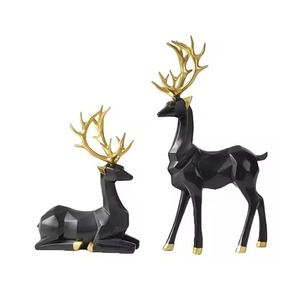 Figura Decorativa Premium de Reno en Metal para Decoración Navideña del Hogar - Product Image 6
