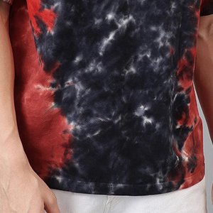 Camisetas de Cuello Redondo para Hombre, al por Mayor, con Logotipo Personalizado, Tie Dye, de Alta Calidad, 100% Algodón Poliéster, Transpirables, Estilo Urbano, Artículos de Alta Rotación - Product Image 5