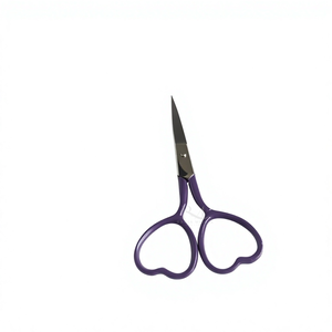 Super Septembre : Ciseaux de manucure professionnels en acier inoxydable, pointe mate personnalisable, 3 poudres colorées différentes, forme cœur, ultra-affûtés - Product Image 2