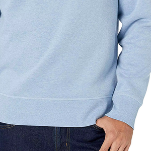 Sudaderas térmicas premium de estilo urbano para hombre, 100% algodón, teñidas en color liso, sudadera de invierno con logotipo personalizado, sudadera extragrande para hombre - Product Image 5