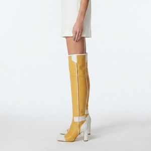 Custom Made Women Leather Over The <b>Knee</b> Boots Fashion <b>High</b> Thigh Boots Manufacturer Female Sports Over-The-<b>Knee</b> Leather Boots - Product Image 5